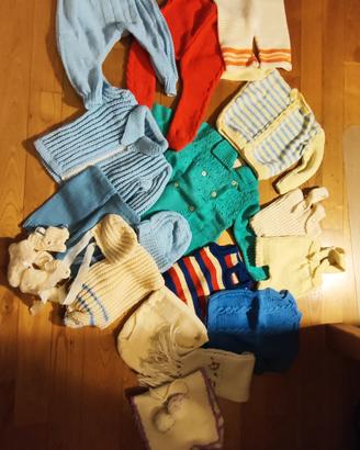 Abbigliamento bimbi pura lana.