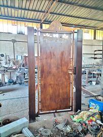 cancello pedonale con colonne 