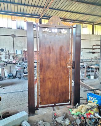 cancello pedonale con colonne 