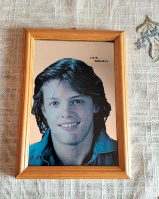 Quadretto specchio Luis Miguel '85