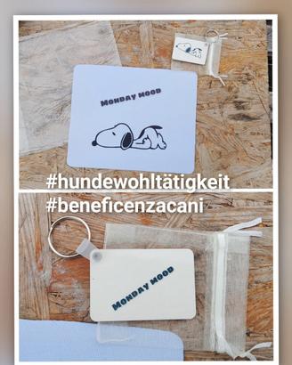 Set Monday Mood. Tappetino mouse e portachiavi