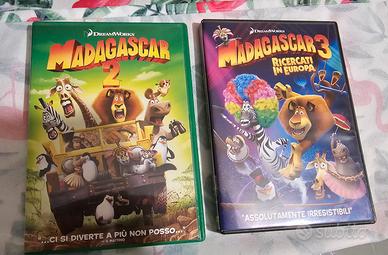 Madagascar 2 e 3 film in DVD 