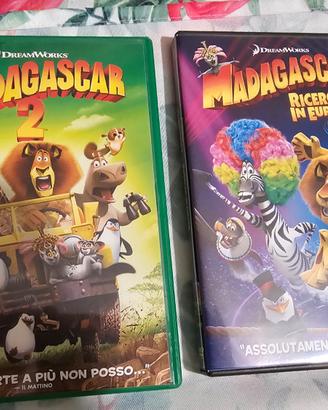 Madagascar 2 e 3 film in DVD 