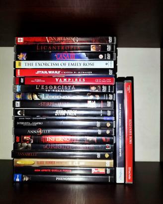 20 DVD **HORROR FANTASCIENZA DOCUMENTARI**