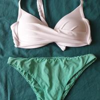 Costume Calzedonia Bianco/Verde