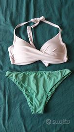 Costume Calzedonia Bianco/Verde