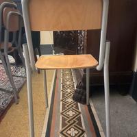Sedie scuola vintage