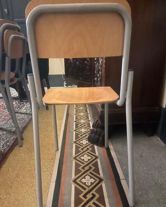 Sedie scuola vintage