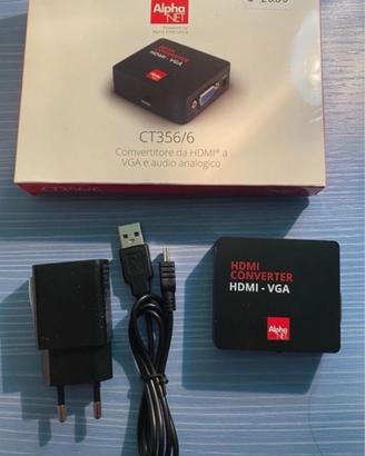 Convertitore da HDMI a VGA+Audio