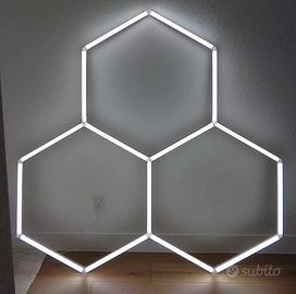 Led nido d'ape esagonale garage officina auto
