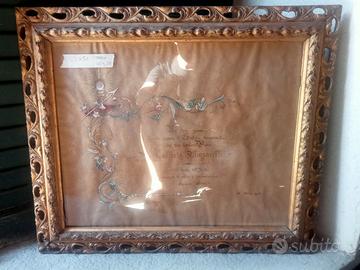 cornice traforata in legno antica epoca