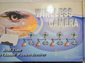 Kit videosorveglianza wireless nuovo