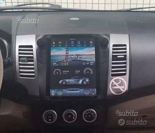 Navigatore mitsubishi outlander 10,4 tesla wifi