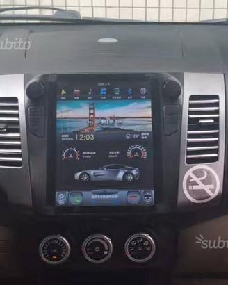 Navigatore mitsubishi outlander 10,4 tesla wifi