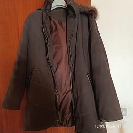 capotto con cappuccio in peluche