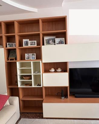 Mobile tv con libreria Giessegi