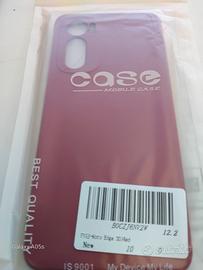 custodia Motorola edge30 rossa