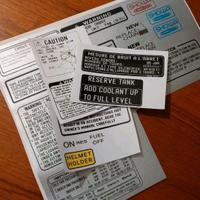 X21 Technical Stickers Adesivi Honda Transalp 