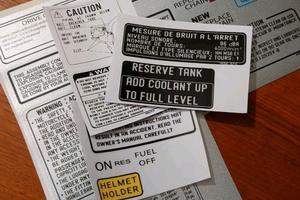 X21 Technical Stickers Adesivi Honda Transalp 