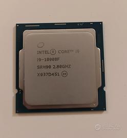 Processore Intel i9 10900F con dissipatore 