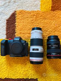 Canon Eos R con 17/40 F4 e 70-200 f4