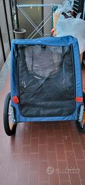 NUOVO Rimorchio bici per trasporto cani / pet