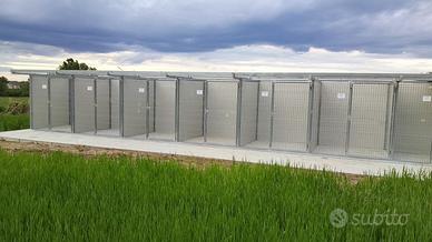 Tettoia - box per cani e per auto - reti e pali