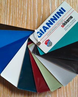 Campionario colori per auto storiche Giannini Fiat