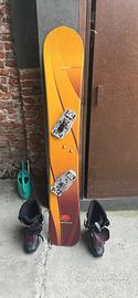 Snowboard  con scarponi inclusi