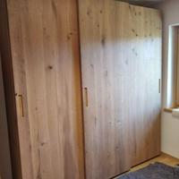 armadio con 3 ante scorrevoli rovere rustico