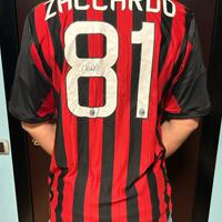 Maglia calcio AC Milan Zaccardo autografata