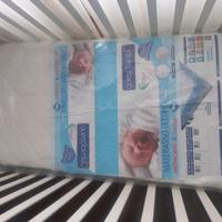 Materasso lettino antiacaro sanitized questibimbi