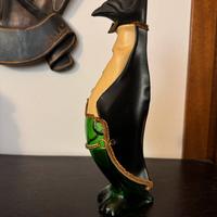 Bottiglia vintage a forma di pinguino in frac