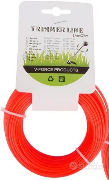 Filo di ricambio per decespugliatore Husqvarna STIHL Craftsman 10 m x 6