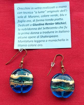 orecchini murano 