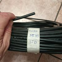 RG59  cavo nero diametro 6mm 