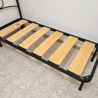 🛏️ Rete singola con doghe + testiera, COME NUOVE