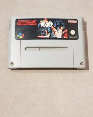 Super Star Wars videogame vintage Super NINTENDO 