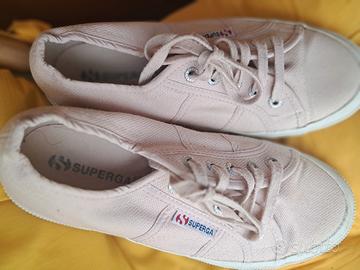 Scarpe Superga n.38, colore salmone chiaro