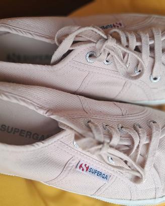 Scarpe Superga n.38, colore salmone chiaro