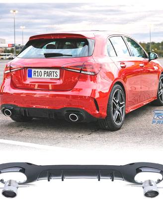 DIFFUSORE MERCEDES CLASSE A W177 18- LOOK A35 AMG 