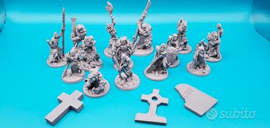 D&D, Heroquest miniature fantasy scala 28/32mm