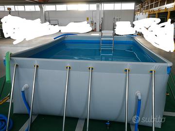 PISCINA FUORITERRA MORBIDA 4x3 mt