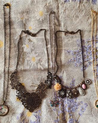 11 collane style vintage/retrò/shabbychic