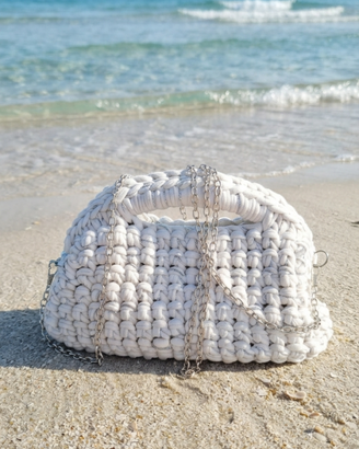 Clutch Artigianale con Manico e Tracolla