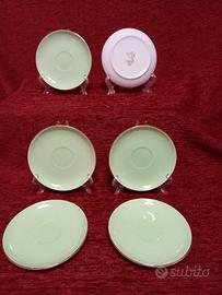 Piattini di ceramica Vintage della Pagnossin. 6 Pz
