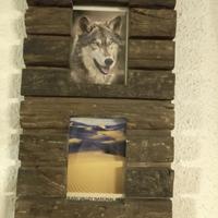 Cornice legno casa di montagna