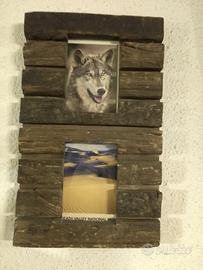 Cornice legno casa di montagna