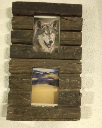 Cornice legno casa di montagna