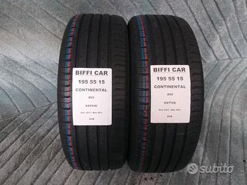 2 gomme 195 55 15 continental a218